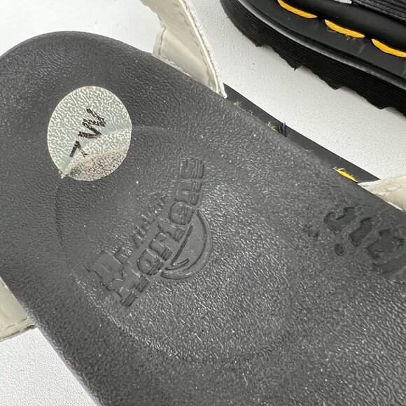 Dr Martens Womens Blaire White Patent Leather Strap Sandals Platform size 7 - Picture 13 of 16